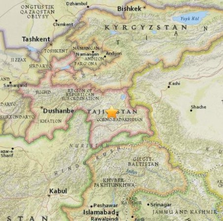 塔吉克斯坦發(fā)生7.2級地震印度新德里有震感（圖）