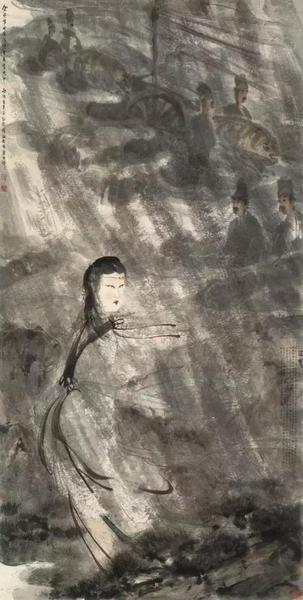 1946年《山鬼圖》，南京博物院館藏