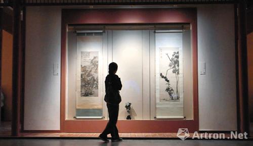 近日，“故宮博物院藏四僧書畫展”在京開展