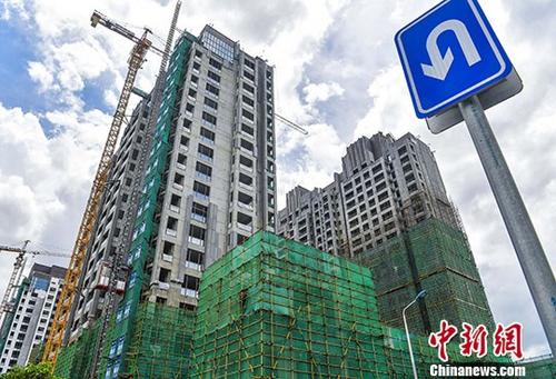 資料圖： 一在建樓盤 <a target='_blank' href='http://www.chinanews.com/'>中新社</a>記者 駱云飛 攝