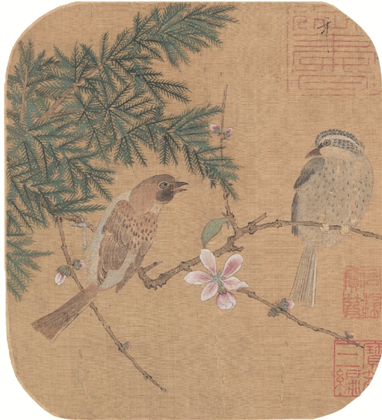 北宋 趙佶 花鳥圖冊(cè) 58×56cm