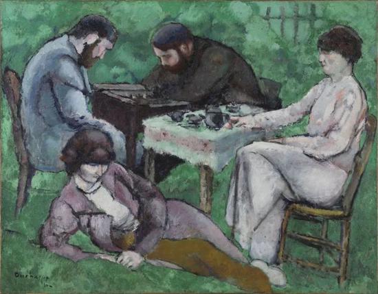 The Chess Game， 1910