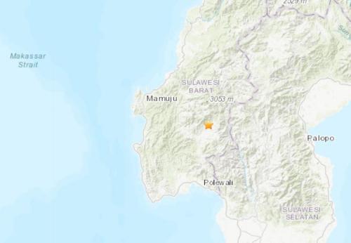 印尼蘇拉威西島發(fā)生5.3級地震震源深度26.4公里