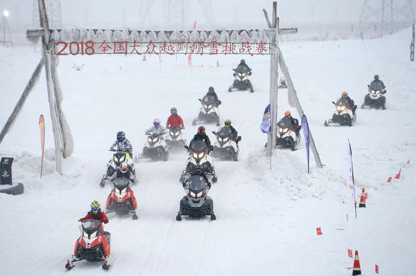 3、全國(guó)雪地摩托車越野挑戰(zhàn)賽