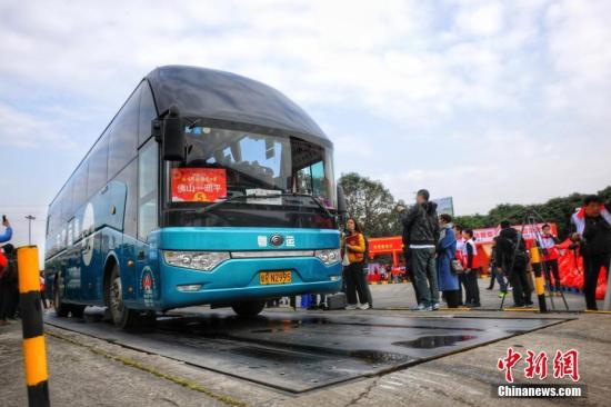 客車資料圖。<a target='_blank' href='http://www.chinanews.com/' >中新網(wǎng)</a>記者 李霈韻 攝