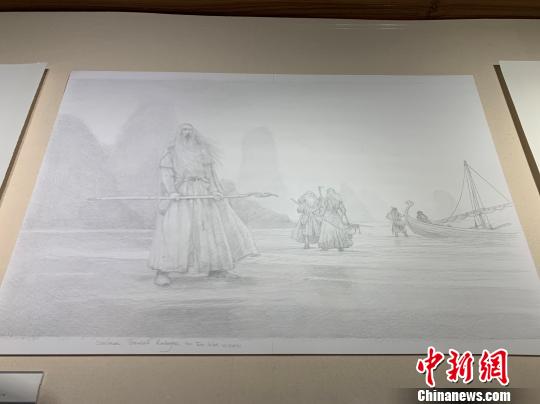 “中洲旅人——約翰·豪藝術(shù)展”?！】涤裾?攝