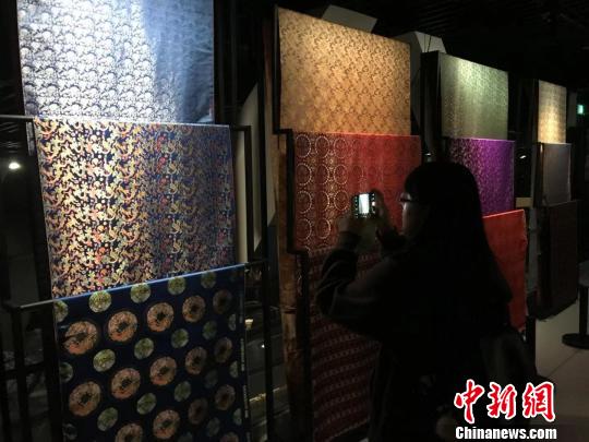 圖為觀眾正在看展?！≡酪劳?攝