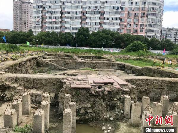 寧波望京門城墻遺址。　李典 攝