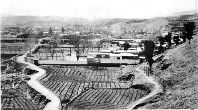 1947年西柏坡村貌。圖片選自《滹沱河畔》